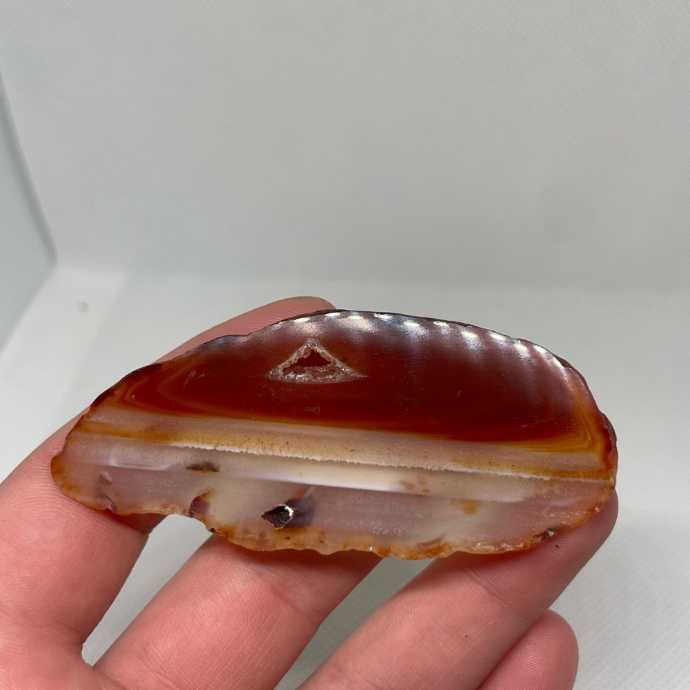 Banded Agate Crystal Slab